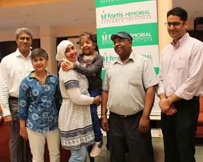 New Delhi: Six-year-old from Oman born with Crouzon Syndrome given a new life at Fortis