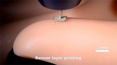 Robotic Surgery Breakthrough : 3D-printed bionic skin could give robots the sense of touch