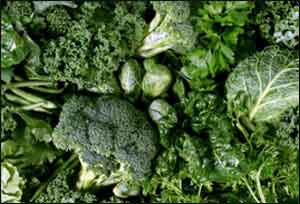 Daily intake of green leafy vegetables protects liver health