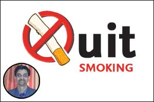 Quit smoking on independence day: Questions and Answers by Dr Srikant Sharma