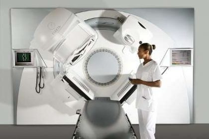 New MRI device with built-in irradiation for Tumour irradiation