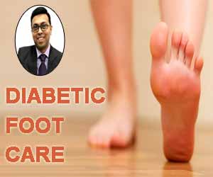 Diabetic Foot Care in patients with high blood sugar- Dr Pradeep Gadge