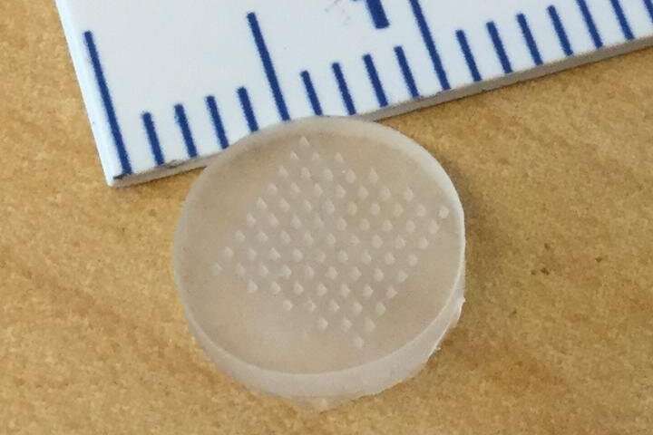 Novel skin patch that painlessly delivers medicines in cancer in a minute